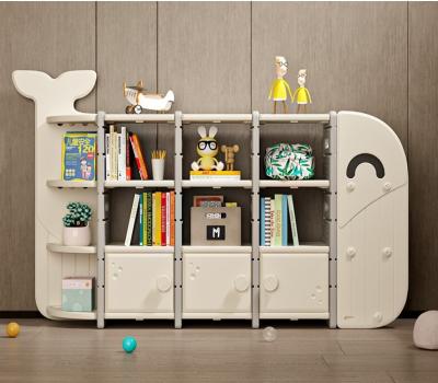 China Modern. Popular Plastic Closet Toy Storage Children Book Shelves Clothes Kids Cabinets for sale