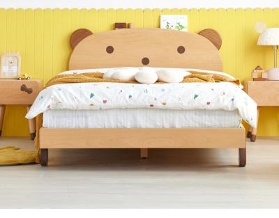 China Wholesale Custom Durable+Mobile Modern Solid Beech Wood Kids Upholstered Kids Bed Room Boy Girl Room Bedroom for sale