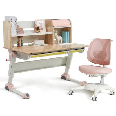 China Eco-Friendly 2m2kids Kids Desk And Chair Set Ergonomic Kids Study Table Adjustable Study Desk With Shelf Kids Room Furniture for sale