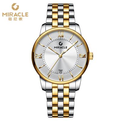 China Moon Phase Miracle Men Watch Luxury Classic Automatic Strap Band Stainless Steel Date Business Automatic Mechanical Watch for sale