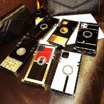 China Shockproof Luxury Electroplated Corners Full Cover Body Case with Stand for Samsung Note 10 S10 S8 S9, for Samsung a21 bling case for sale