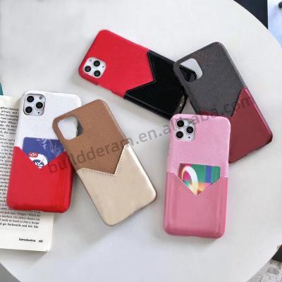 China Luxury Shockproof PU Leather Case With Card Slot Cowhide Phone Case For Iphone12 11pro Max Xs XR for sale