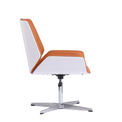 China (Size)Low Sacral Durable Luxury Ergonomic Modern Leather Adjustable Conference Office Furniture Office Chair for sale