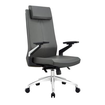 China Computer Swivel Chair Office Executive Back Leather Chair (Height) Best Design High Ergonomic Adjustable Office Back Chair for sale