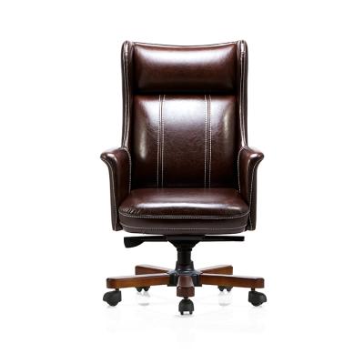 China Executive Adjustable Modern Leather Boss Chair Leather (Height) Chair for sale