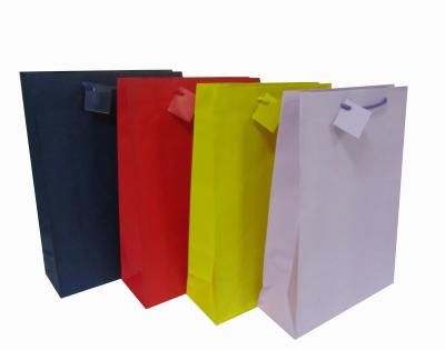 China Factory Recyclable Cheap Price High Quality Color Printed One Gift Shopping Paper Bag for sale