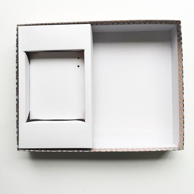 China Recycled Materials Customized Hot Sale Cardboard Paper Gift Box With PVC Window And Shelf Paper Insert for sale