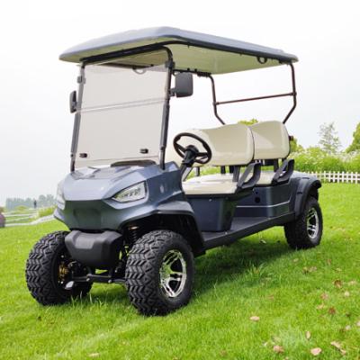 China JoyHand 72V/4KW Fancy Popular Golf Cart 4 Seats AC System Electric Golf Club Car 12x7 Alumimum Wheel & 215/35-12 4 PAIRS for sale