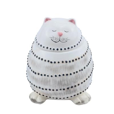 China Viable Factory Wholesale Large Cat Shape Wedding Candy Jar Made in China for sale