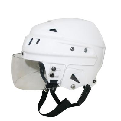 China Portable Ice Hockey Player Helmet With Earmuff Sun Visor Shield Protector Equipment for sale