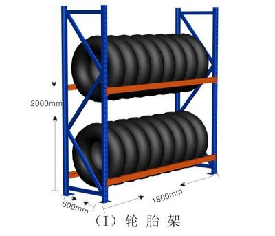 China Corrosion protection truck spare tire carrier, warehouse tire racking, semi trailer spare tire carrier for sale