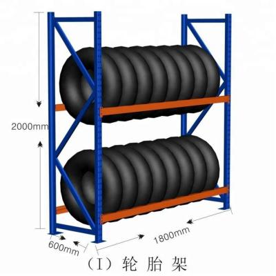 China High Quality Corrosion Protection Equipment Make Tire Rack Collapsible Tire Shelving Racks Truck Tire Rack for sale