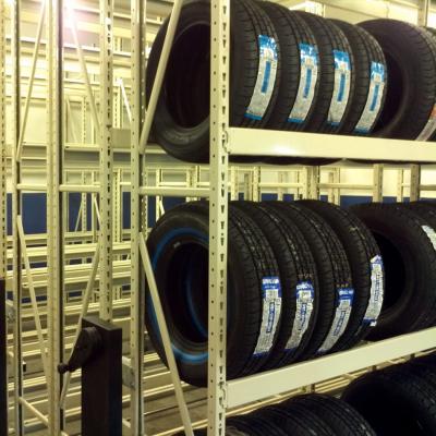 China Corrosion protection storage stacking box tires, retail store rack, truck tire storage rack for sale