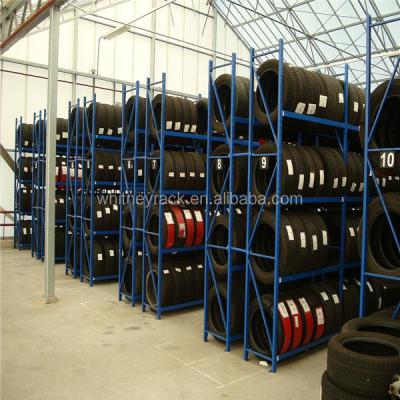 China Corrosion protection Shell and tube type and Esd protection feature tire rack, tire display rack, warehouse storage racks for sale