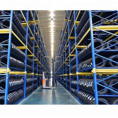 China Warehouse Stacked Tire Racks, Tire Stacking Racks, Metal Tire Rack for sale