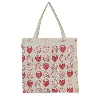 China Handled heavy duty cotton canvas tote bag eco friendly cosmetic packaging cotton fabric bags for shopping for sale