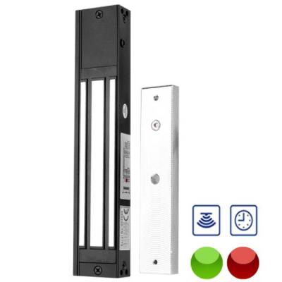 China Single Door Electromagnetic Locks 600lbs With Sensor Delay-Door Led Times 250Lx47Wx25H(mm) for sale