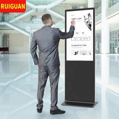 China Indoor Supermarket 4K 55 Inch Indoor Smart System Digital Billboard Advertising Display Machine for sale