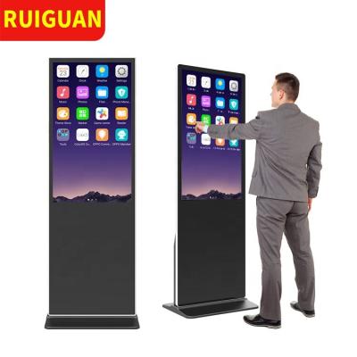 China Large Size Digital 4K Android Indoor Wall Mounted System 55 Inch Screen Indoor Advertising Billboard for sale