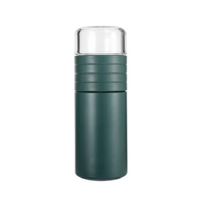 China PORTABLE Stainless Steel Thermos with 3 Sections 280ml Stainless Steel Industrial Water Bottle Thermos Flask Tea Infuser Thermos for sale