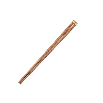 China Viable Border Hot Selling Chopsticks Solid Color Wooden Chopsticks Gift Set Wooden Chopstick for sale