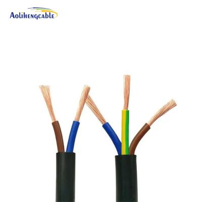 China RVV 2 3 4 5-Core 0.75 1.0 1.5 2.5MM Power Control Cable High Durability for sale