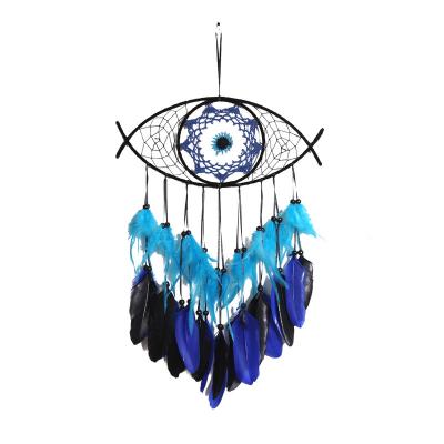 China Macrame Bohemian diy dreamcatchers decoration wall dreamcatcher evil eyes handmade home decor for sale