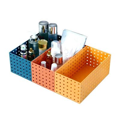 China PS Viable Hot Plastics Household Organizer Large Storage Basket Desktop Storage Box for sale