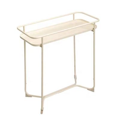 China Modern waterproof iron side table workable in the balcony, living room flower pot shelf rack for sale