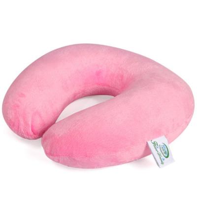 China Wholesale Portable Comfortable Travel Pillow Portable Fleece Pile Shorts Faux Fur U Shape Neck Pillow for sale