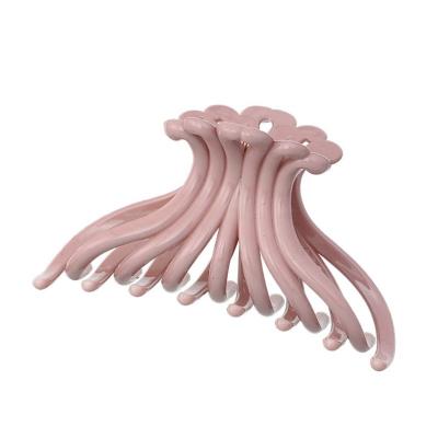 China Big Logo Hair Accessories Selling Factory Supply Custom Logo Octopus Hair Clip Plastic Hair Claw Smart Daily Hot Fashion CIA for sale