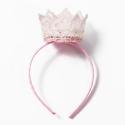 China The Most Popular Cute Happy Birthday Circle Princess Sequins Cartoon Hair Accessories Party Girls Crown Hair Circle for sale