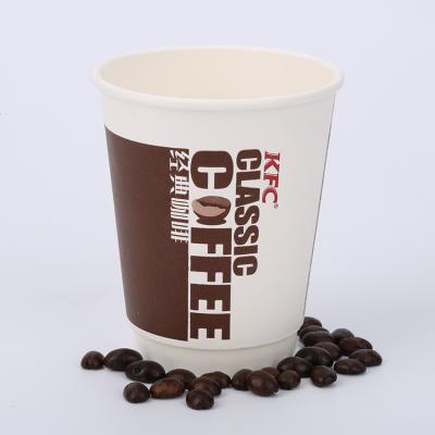 China Customized Disposable Health Wallpaper Disposable Double Coffee Cups for sale