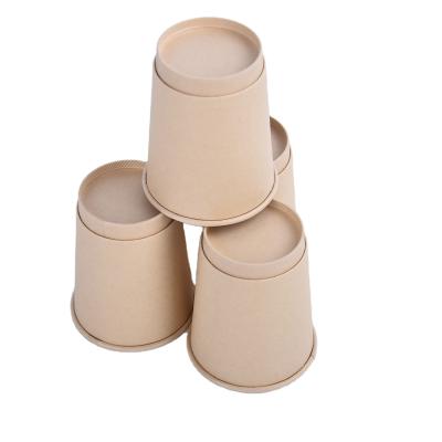 China Wholesale Disposable 10oz Take Away Compostable Bamboo Fiber Double Wall Paper Cup For Coffee for sale