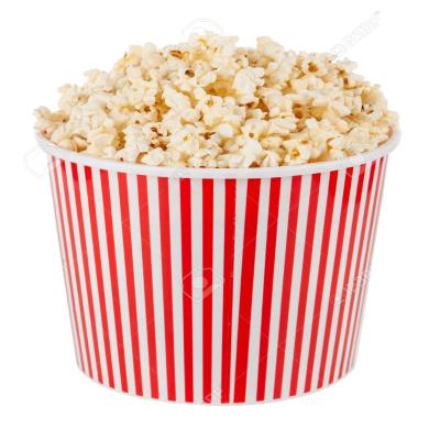 China Food Grade Disposable Disposable Popcorn Custom Paper Buckets for sale