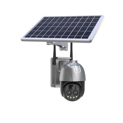 China Human Motion Tracking 10X ZOOM IP66 Waterproof HD Smart IP CCTV 360 Network Webcam Auto Tracking Outdoor Solar Low Power 4G PTZ Camera for sale