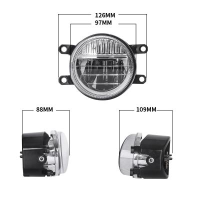 China PC 20w led p hilips chip projector smile fog light auto parts car fog lamp fit for toyota hillbilly for lexus sport 2016 for scion for sale