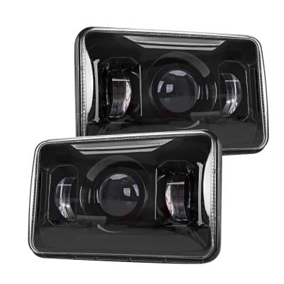 China 4x6 Inch Square Headlight Low Beam 60w LED Sealed Headlights For Truck Off-Road Vehicles 357 for sale