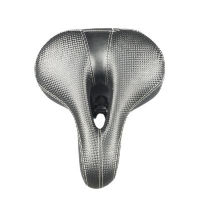 China ORIGINAL DESIGN leather sponge spring quality steel bicycle saddle for sale