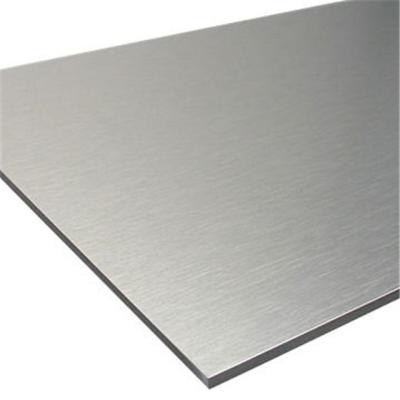 China Exterior Wall Facade Silver Brush Finish Aluminum Composite Panel 1220x2440mm ACP Alucobond/acm Sheets For Universal Building Material for sale