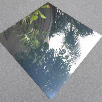 China Decorative Material Silver Elegance And Smooth Mirror Finished Alucobond 48'x96 Aluminum Panel Acm/ACP Composite Sheet For Exterior Wall Cladding for sale