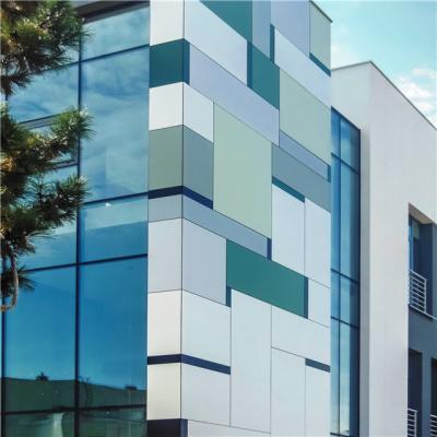 China Exterior Silver Mirror Coated Aluminum Composite Project Panel Material Alucobond ACP Sheets / acm 1220x2440mm For Multi-Engineering Design for sale