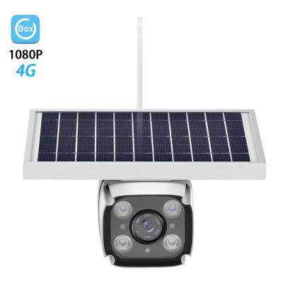 China IP67 NIGHT VISION CCTV Rainproof Camera Outdoor 4G SIM Card Surveillance 2MP HD Viedo Ubox Outdoor Bullet Solar Network Camera for sale