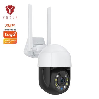 China NIGHT VISION 1080P WiFi Home Security Camera Pan Tilt Dome Surveillance Cam Tuya CCTV IP System Cloud Wireless Waterproof Camera for sale