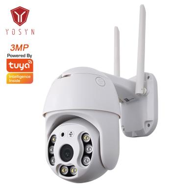 China NIGHT VISION 1080P Tuya WiFi IP Camera 3.0MP Wireless CCTV Home Seguridads Outdoor Waterproof PTZ Camarass Security System for sale