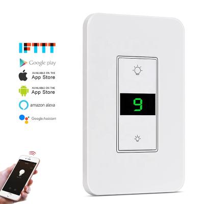 China Rheostat Smart Switch Smart Home Remote Control Wall On The Dimest Indicator Lamp Switch Led Wifi Switch for sale