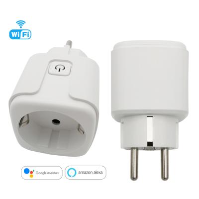 China UK App Control Smart Wifi Outlet Tuya Smart Scoket Free WiFi Power Socket Work With Alexa Google Home Wireless Smart Socket 220V for sale