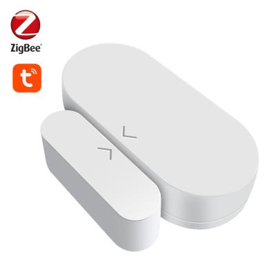 China Tuya Zigbee 3.0 Sensor Detector Home Security Zigbee Smart Wireless Auto Sensor Wireless Door Window Sensor Wholesale Smart Wireless Alarm for sale