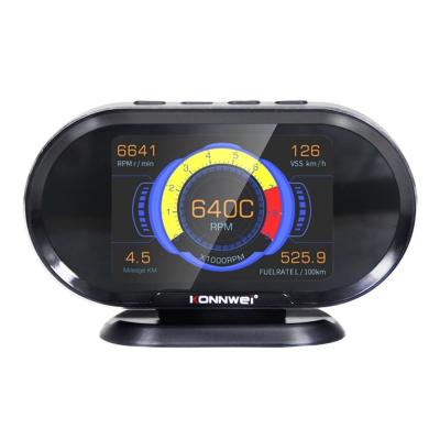 China KONNWEI 3.5 inch Fault Code Car Diagnostic Gauge Meter Auto Gauge Test Compatible with all cars obd2 for sale