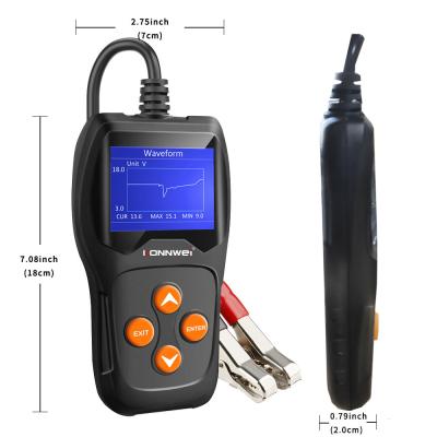 China Free Update Factory Direct Professional 12V Car Battery Tester Konnwei KW600 Battery Analyzer and Print Data for All Cars for sale